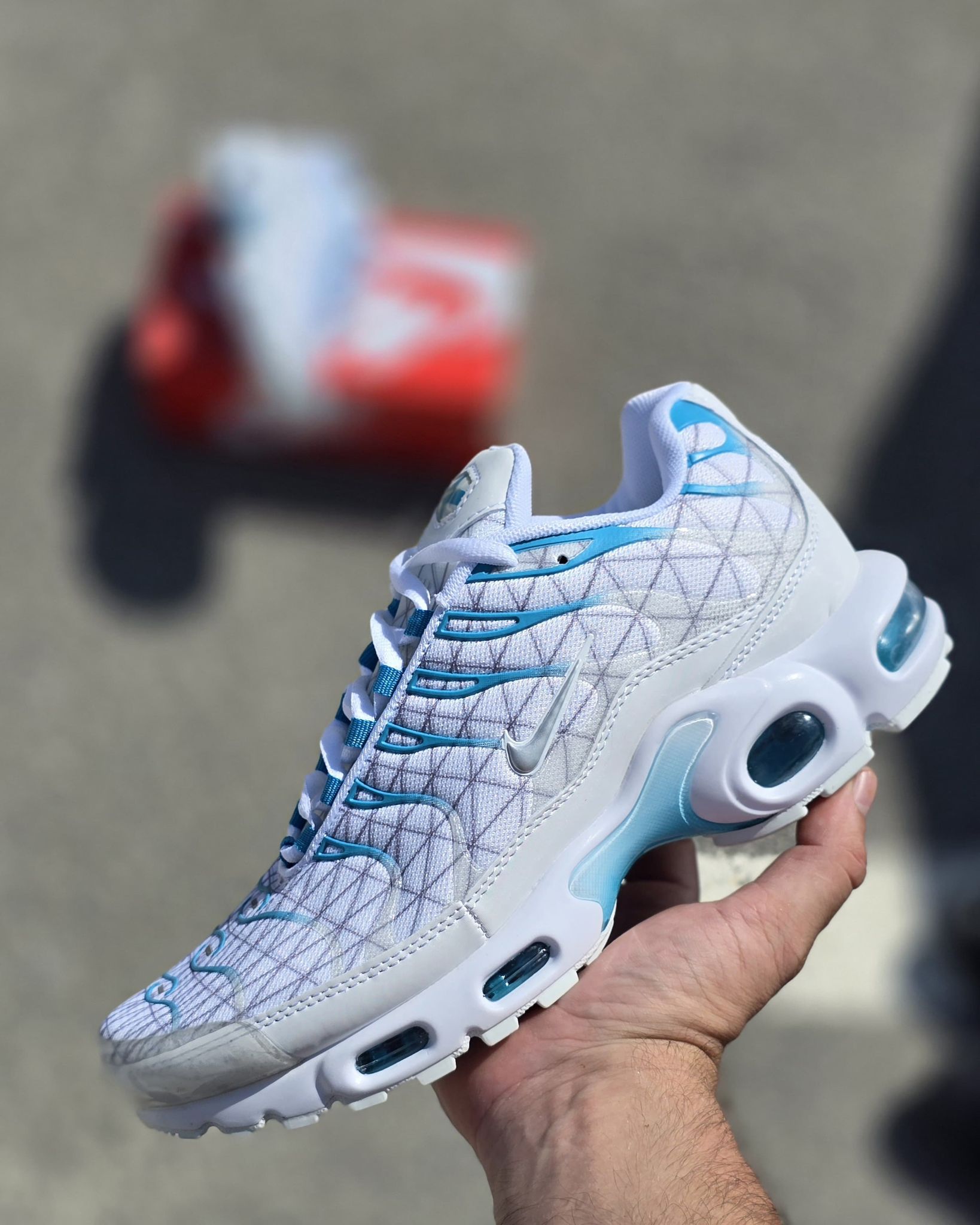 Nike TN Blanca y Azul